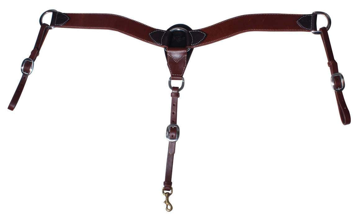 Contoured Heavy Oil Breast Collar - Jeffers - Horse Supplies > Horse Tack > Bridles & Headstalls