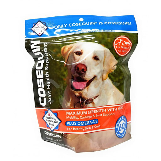 Cosequin DS Plus MSM for Dogs, 60 Soft Chews - Jeffers - Animal Health & Wellness > Joint Health