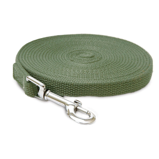 Cotton Training Lead, 15' - Jeffers - Dog Supplies > Dog Apparel > Dog Collars, Harnesses, & Leashes