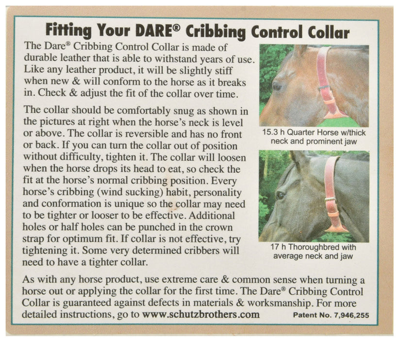 Dare Cribbing Control Collar - Jeffers - Horse Supplies > Horse Supplies