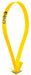 Yellow Numbered Mare ID Neck Strap - Yellow 1 