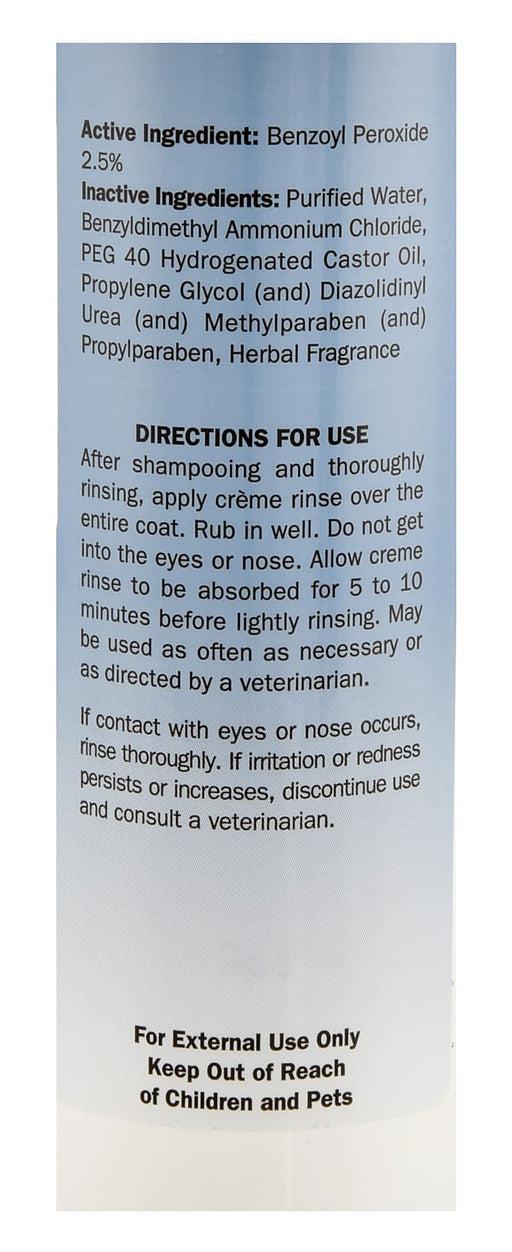 Davis Benzoyl Peroxide Creme Rinse - Jeffers - Animal & Pet Supplies > Pet Grooming