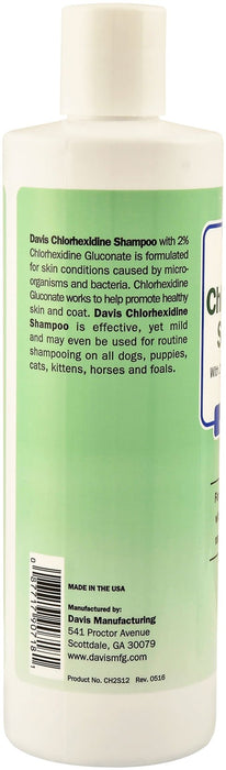 Davis Chlorhexidine (2%) Pet Shampoo for Dogs and Cats - Jeffers - Animal & Pet Supplies > Pet Grooming > Pet Shampoo & Conditioner