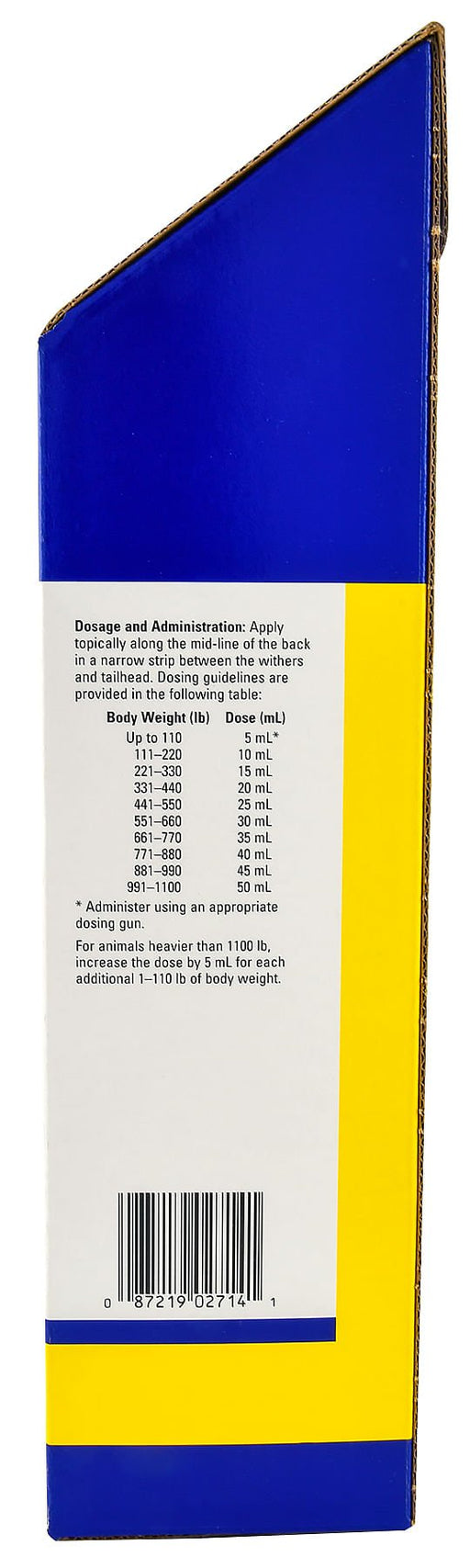 Dectomax Pour - On Cattle Wormer - Jeffers - Animal Health & Wellness > Medicine