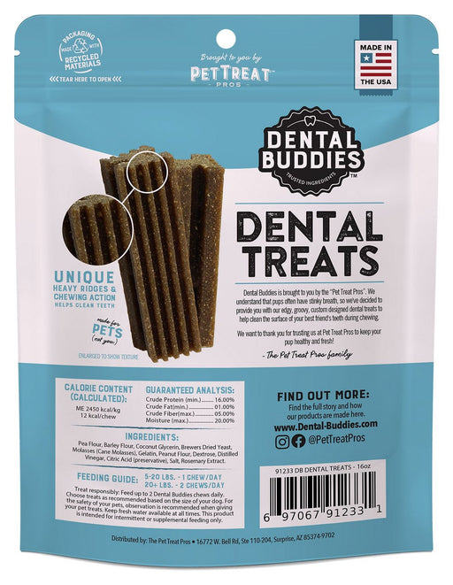 Dental Buddies, Green, 16 oz - Jeffers - Dog Supplies > Dog Treats > Chews