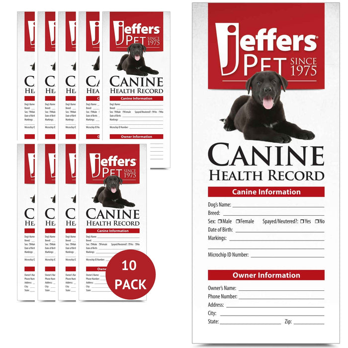 Jeffers Dog Health Record