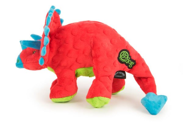 Dinos Frills Triceratops Dog Toy - Jeffers - Dog Supplies > Dog Toys