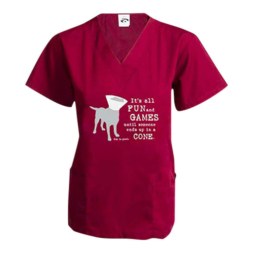 Dog is Good Scrub Top, Fun and Games - Jeffers - Animal & Pet Supplies > Pet Grooming