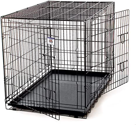 Double Door Wire Dog Crate - Jeffers - Animal & Pet Supplies > Pet Carriers & Crates