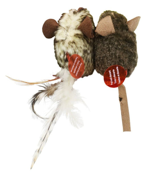 Double Trouble Mouse Cat Toy, 2 - pk - Jeffers - Cat Supplies > Cat Toys