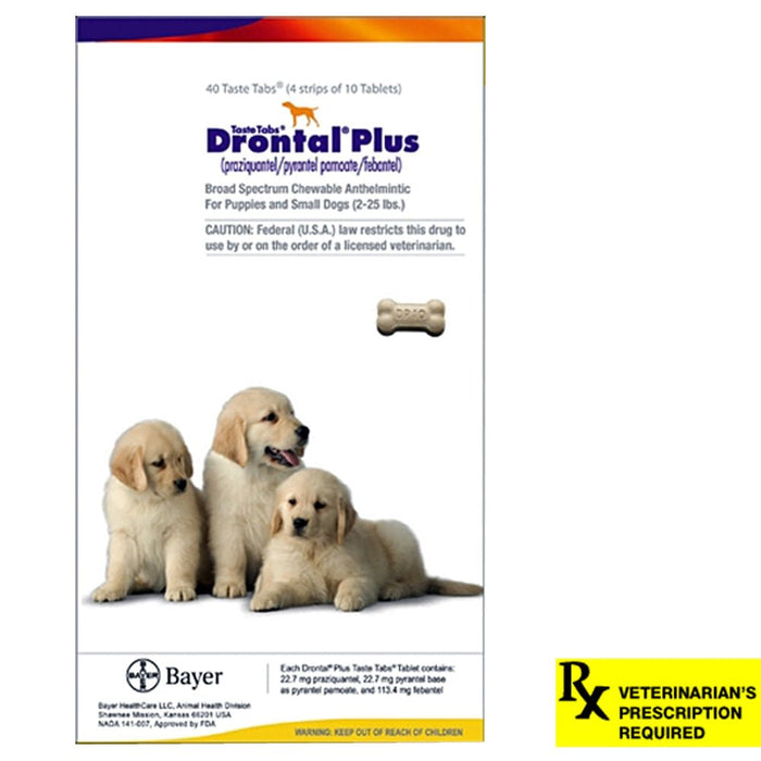 Drontal Plus for Dogs Taste Tablets - Jeffers - Animal Health & Wellness > Medicine