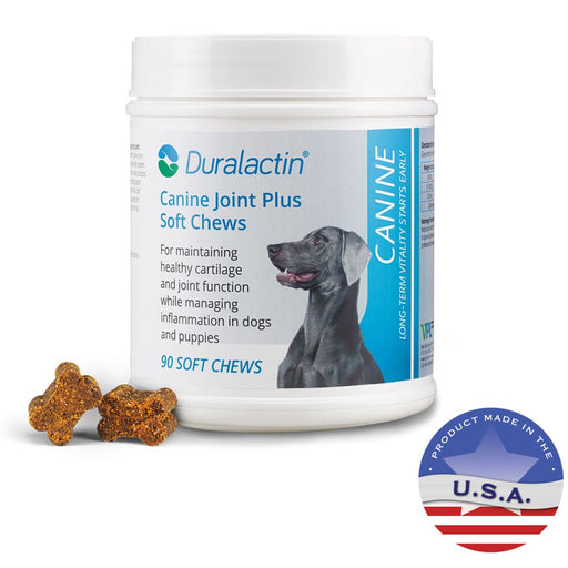 Duralactin Canine Joint Plus Soft Chews for Dogs, 90 ct - Jeffers - Animal Health & Wellness > Joint Health