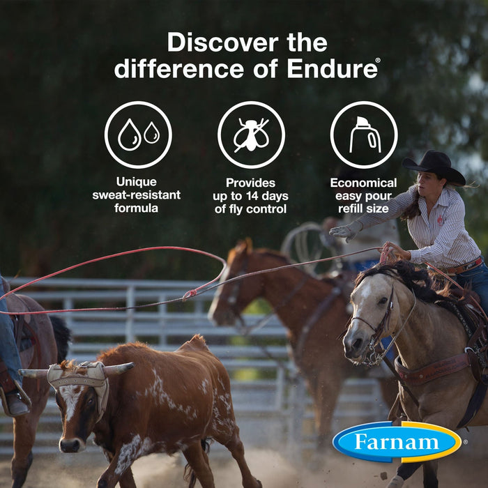 Endure Sweat - Resistant Fly Control - Jeffers - Animal Health & Wellness > Fly & Insect Control