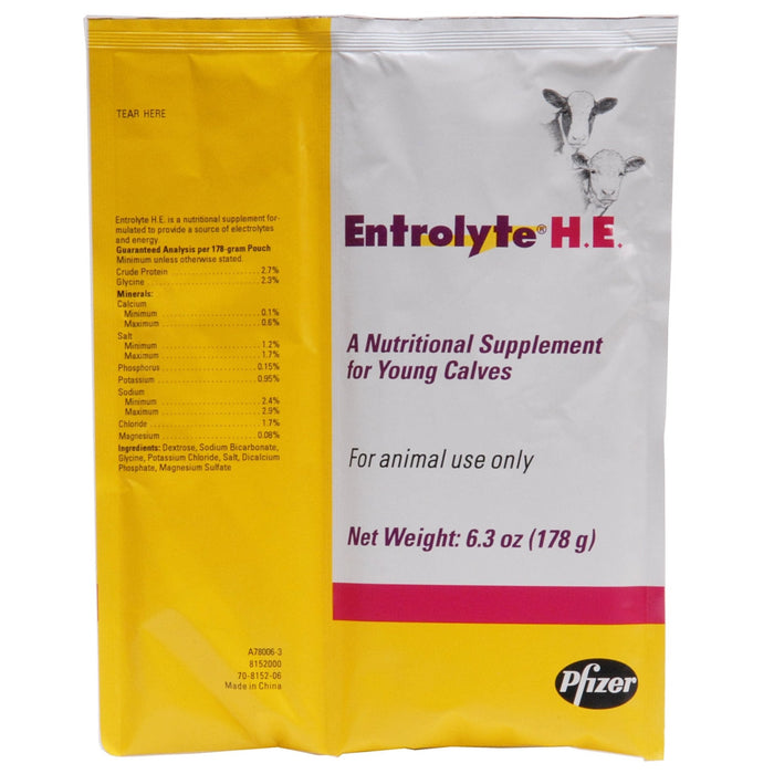 Entrolyte H.E., 178 g pkt - Jeffers - Animal Health & Wellness > Vaccines