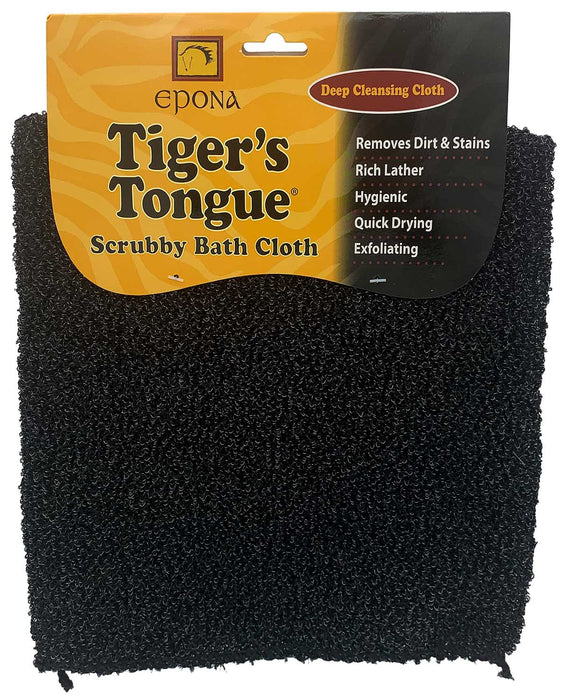 Epona Tigers Tongue Scrubby Bath Cloth for Horse Grooming - Jeffers - Horse Supplies > Horse Grooming > Horse Grooming Combs, Brushes & Mitts