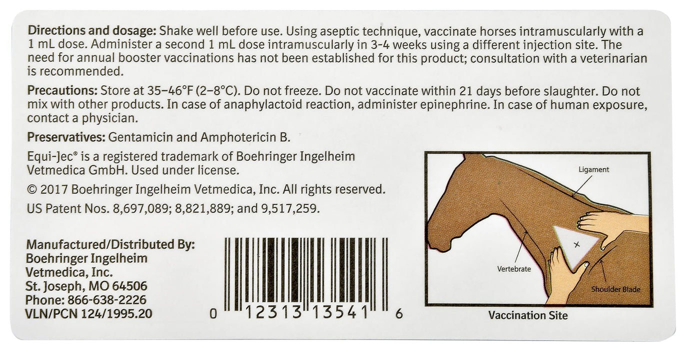 Equi - Jec WNV - Jeffers - Animal Health & Wellness > Vaccines