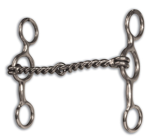 Equisential Performance Short Shank Bit, Twisted Wire Snaffle - Jeffers - Horse Supplies > Horse Tack > Bridle Bits