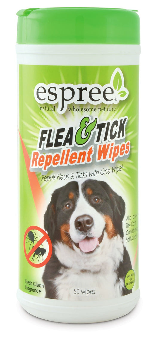 Espree Flea & Tick Repellent Wipes - Jeffers - Animal Health & Wellness > Flea & Tick Control