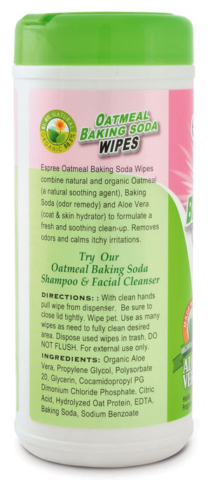 Espree Oatmeal Baking Soda Wipes - Jeffers - Animal & Pet Supplies > Pet Grooming