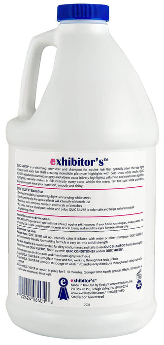 Exhibitor's Quic Silver Shampoo - Jeffers - Horse Supplies > Horse Grooming