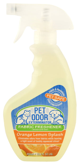 Fabric Freshener Spray, Orange Lemon Splash, 15.6 oz - Jeffers - Animal & Pet Supplies > Pet Odor & Stain Removers