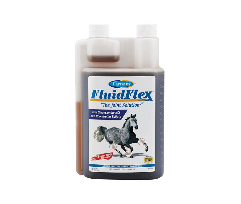 Farnam Fluidflex Liquid Joint Supplement for Horses, 32 Ounces, 32 Day Supply - Jeffers - Animal Health & Wellness > Joint Health