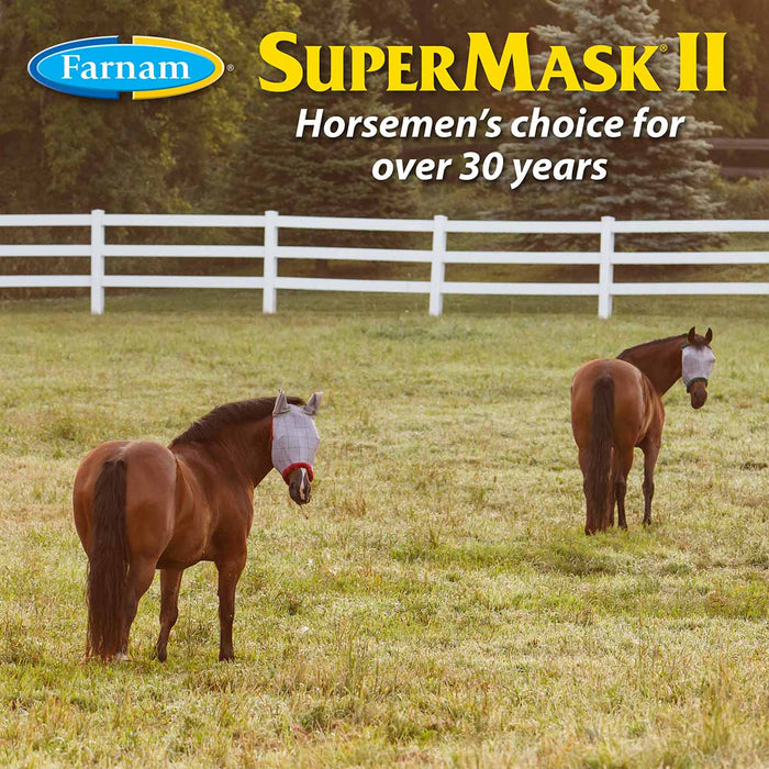 Farnam New SuperMask II with Ears - Jeffers - Horse Supplies > Horse Fly Masks