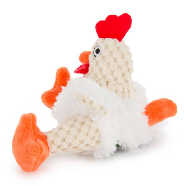 Fat White Rooster Dog Toy - Jeffers - Dog Supplies > Dog Toys