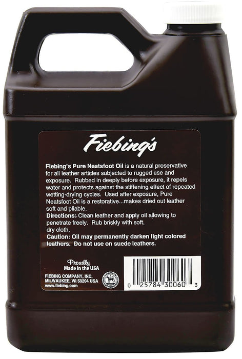 Fiebing's 100% Pure Neatsfoot Oil - Jeffers - Horse Supplies > Riding Apparel & Accessories > Leather Care