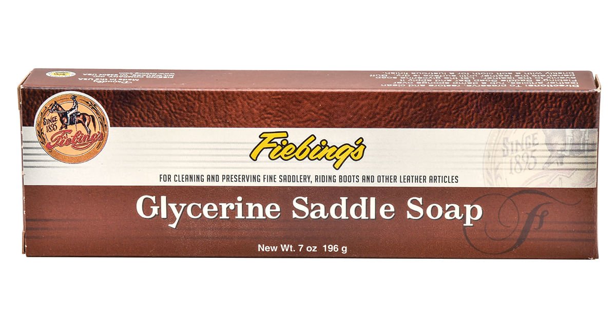 Fiebing's Glycerine Saddle Soap, 7 oz bar - Jeffers - Horse Supplies > Riding Apparel & Accessories > Leather Care