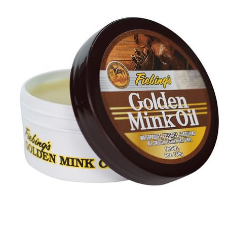 Fiebing's Golden Mink Oil, 6 oz - Jeffers - Horse Supplies > Riding Apparel & Accessories > Leather Care