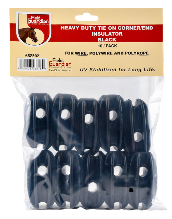 Field Guardian 10 - pk Heavy Duty Tie On Corner/End Insulator - Jeffers - Farm & Ranch Supplies > Fencing & Barriers