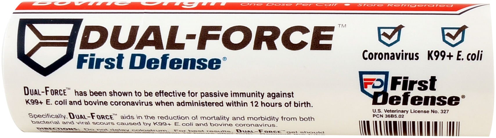 First Defense Duel - Force for Newborn Calves - Jeffers - Animal Health & Wellness > Vitamins & Supplements