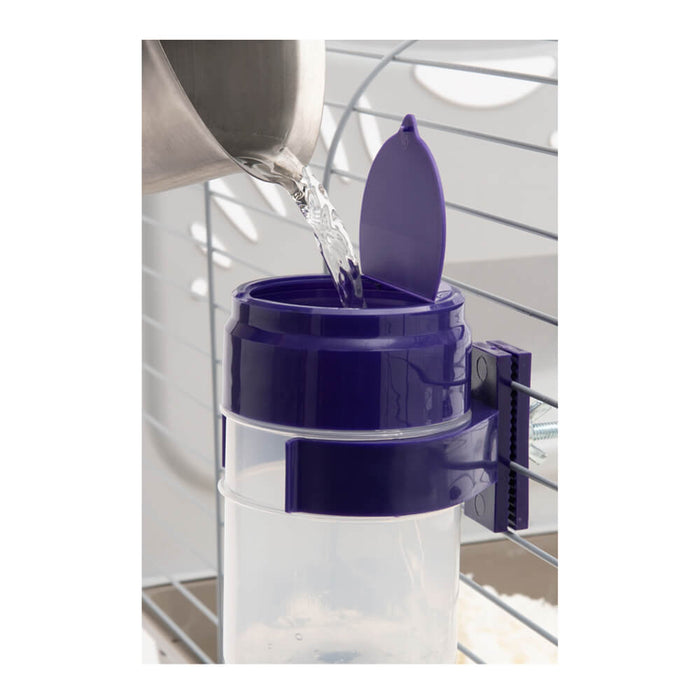 Quick - Lock Flip Top Water Bottle with Valve - Jeffers - Animal & Pet Supplies > Pet Bowls, Feeders & Waterers