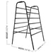 Folding Saddle Pad Storage Rack - Jeffers - Horse Supplies > Horse Tack > Saddle Racks