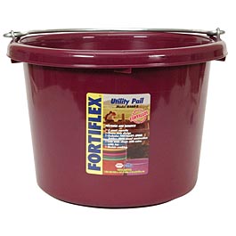 Fortiflex 8 Quart Pail, Colors - Jeffers - Farm & Ranch Supplies > Livestock Feeders & Waterers