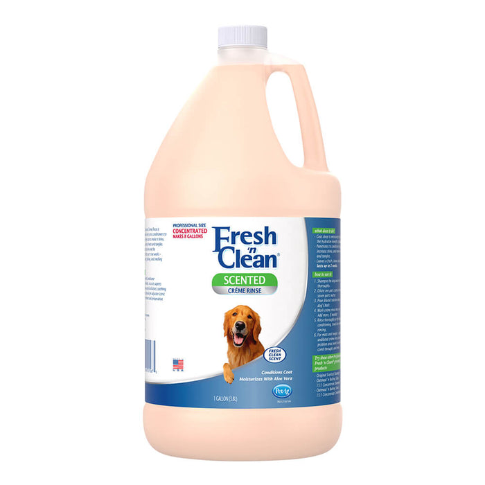 Fresh' n Clean Creme Rinse, Fresh Clean Scent, 1 Gallon - Jeffers - Animal & Pet Supplies > Pet Grooming > Pet Shampoo & Conditioner