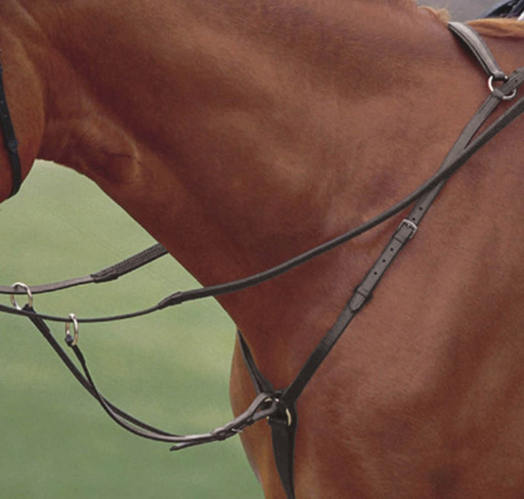 Full Kincade Hunter Breastplate, Brown - Jeffers - Horse Supplies > Horse Tack > Breastplates & Martingales