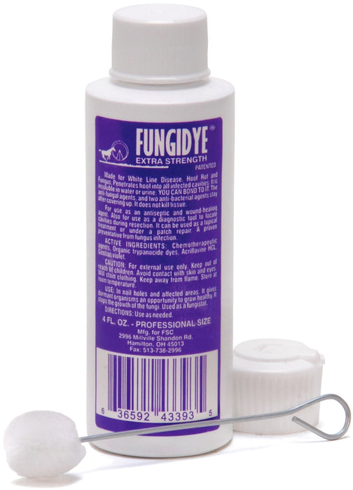 Fungidye, 4 oz with dauber - Jeffers - Animal Health & Wellness > Foot & Hoof Care