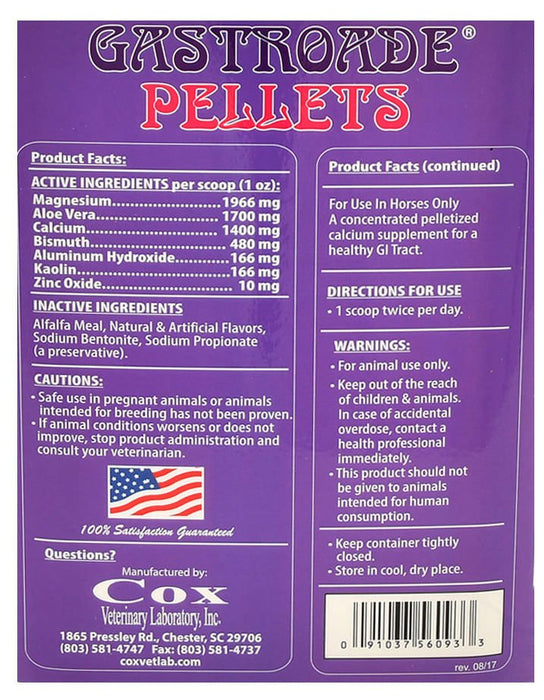 Gastroade Pellets for Healthy GI Tract in Horses - Jeffers - Animal Health & Wellness > Vitamins & Supplements