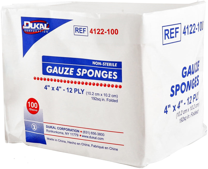 Gauze Sponges (Non Sterile) 4' x 4' - Jeffers - Animal Health & Wellness > Medical Supplies