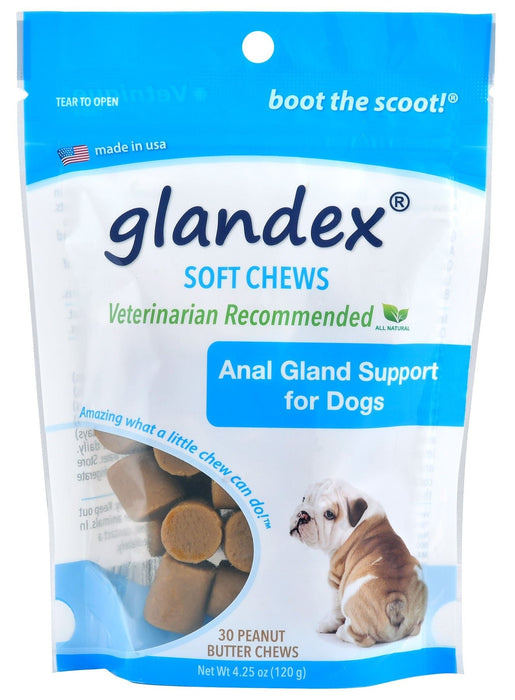 Glandex Soft Chews for Dogs, Peanut Butter - Jeffers - Animal Health & Wellness > Vitamins & Supplements