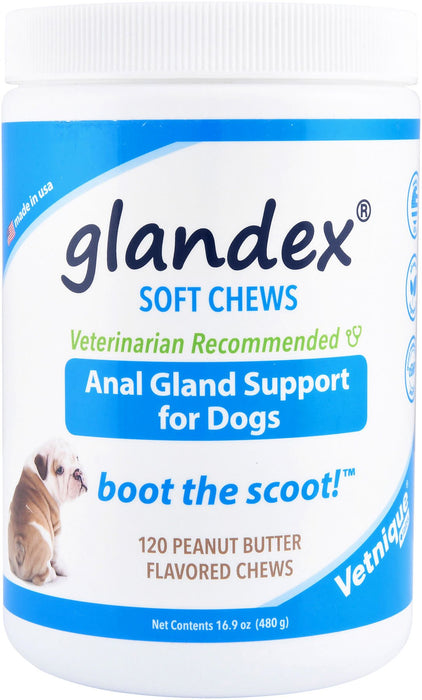 Glandex Soft Chews for Dogs, Peanut Butter - Jeffers - Animal Health & Wellness > Vitamins & Supplements