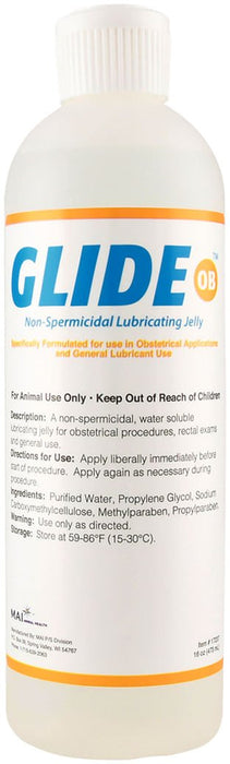 Glide Greaseless Lubricant, 16 oz - Jeffers - Animal Health & Wellness > Breeding Supplies