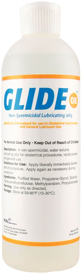 Glide Greaseless Lubricant, 16 oz - Jeffers - Animal Health & Wellness > Breeding Supplies