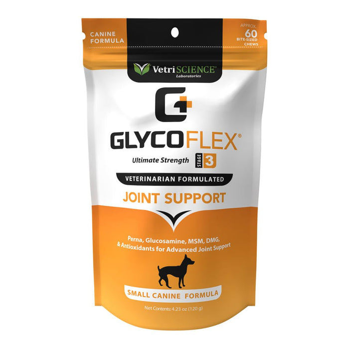 Glyco Flex 3 Joint Support for Small Dogs, 60 Bite - Sized Chews - Jeffers - Animal Health & Wellness > Joint Health