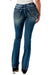 Grace in LA 3D Horse Mid Rise Bootcut Jeans - Jeffers - Women > Women's Clothing > Women's Jeans, Pants, Shorts