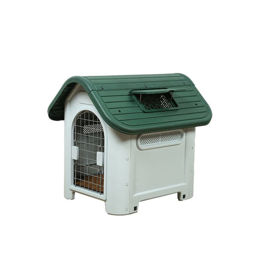 Green Roof Dog House with Air vent - Jeffers - Dog Supplies > Dog Houses