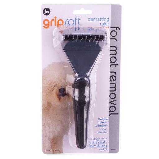 GripSoft Dematting Rake - Jeffers - Animal & Pet Supplies > Pet Grooming > Pet Combs & Brushes