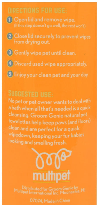 Groom Genie Everyday Clean Pet Wipes - Jeffers - Animal & Pet Supplies > Pet Grooming